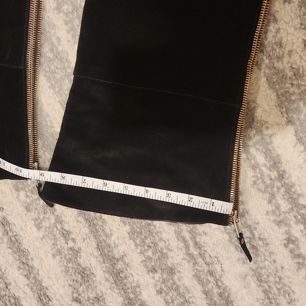 Lola Cruz black suede over the knee boots - Picture 9 of 10